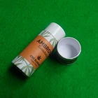 Customized logo paper cardboard tube packaging for hemp eliquid oil with straight edge and matte lamination
