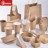 Biodegradable takeout custom food paper box packaging