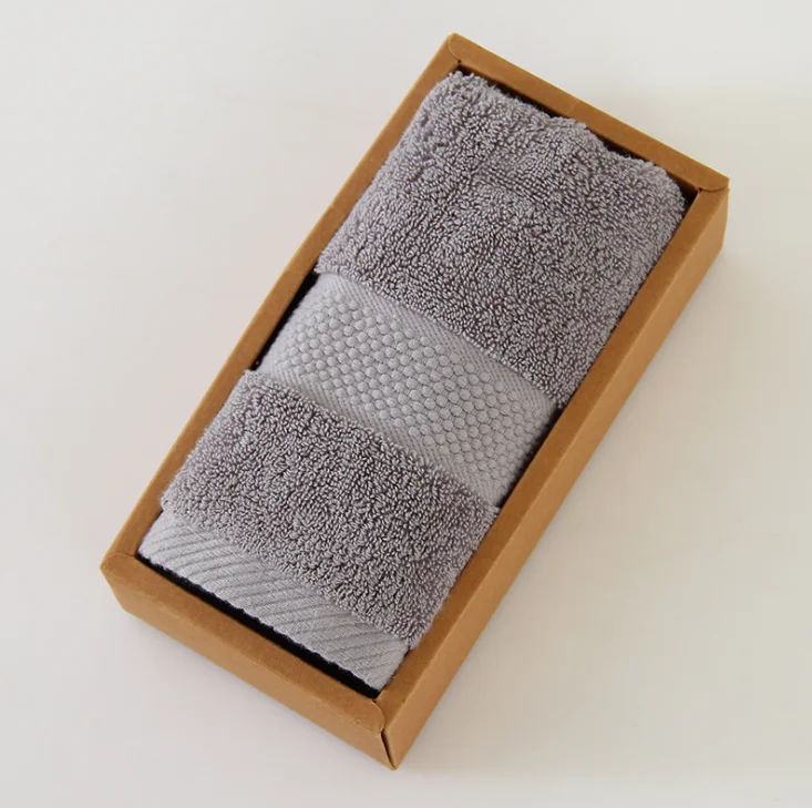 2019 new gift packing cotton towel set terry towel