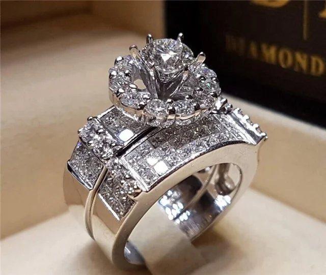 New Female Big Stone Ring Set Boho Fashion Luxury Love Bridal Engagement Ring Vintage Wedding Rings For Women
New Female Big Stone Ring Set Boho Fashion Luxury Love Bridal Engagement Ring Vintage Wedding Rings For Women
