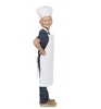 Custom kids personalized white plain chef hat and apron set wholesale