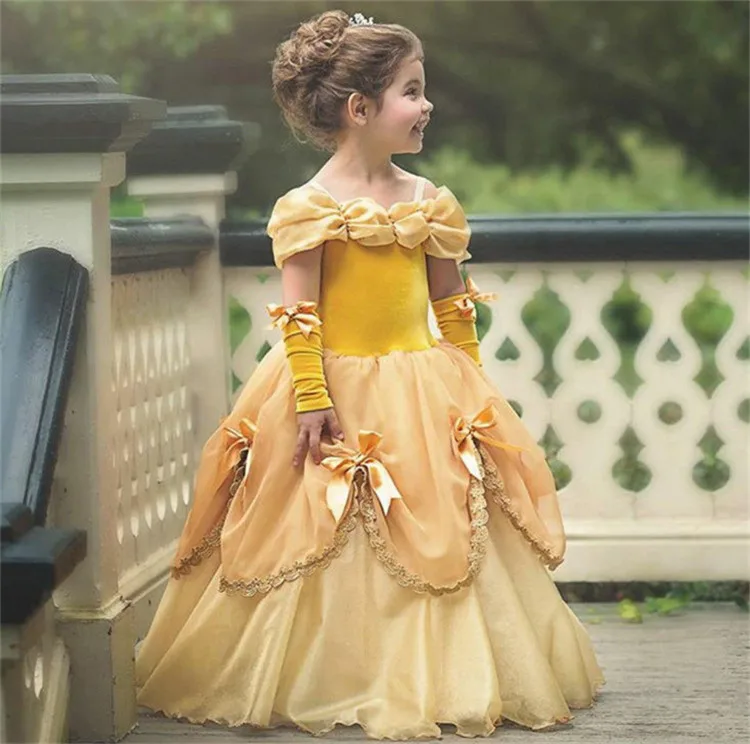 Fashion Belle Cosplay Costume Dress Kids Princess Dress Kid Girls Dress, Light blue/ pink/ yellow/ purple
Fashion Belle Cosplay Costume Dress Kids Princess Dress Kid Girls Dress, Light blue/ pink/ yellow/ purple