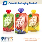 Juice drink stand up packaging bags doypack with spout