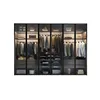 Malaysia Modern Bed Furniture Glass Door Cabinet Wardrobe Closet Systems