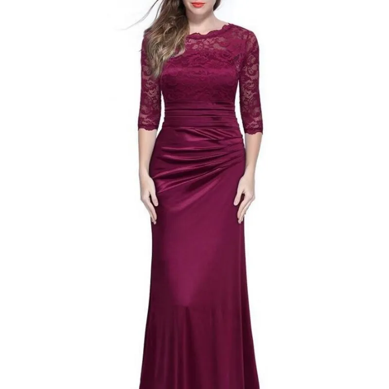 wholesale lace &polyester floor-length fashion elegant formal long evening dresses for women, Black;blue;purple;red;gray
wholesale lace &polyester floor-length fashion elegant formal long evening dresses for women, Black;blue;purple;red;gray