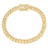 Hip Hop Men Urban Jewelry Luxury AAA CZ Paved Diamond Bracelet 18K Gold