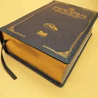 Sew Binding Leather Hardcover Bible paper Book printing bible book printing service in China