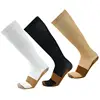 High Quality Copper Infused copper Compression Socks 20-30mmHg Graduated Men Women Patchwork Long Socks For
