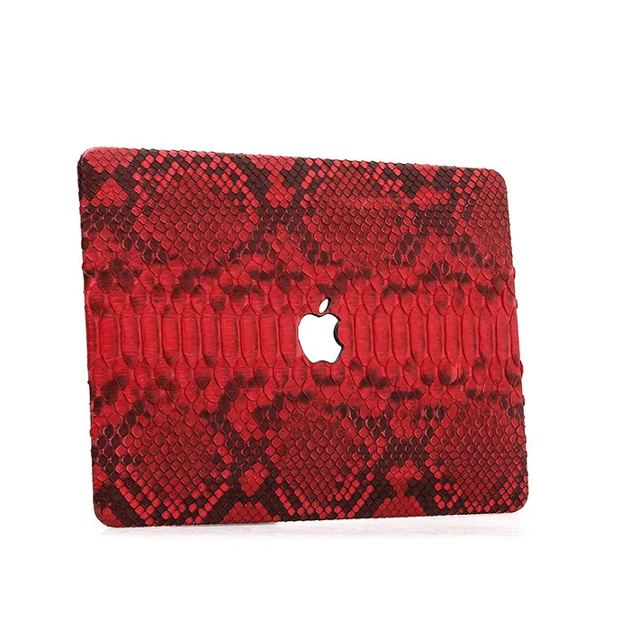 Luxury genuine python skin leather case for Mackbook air cover 11