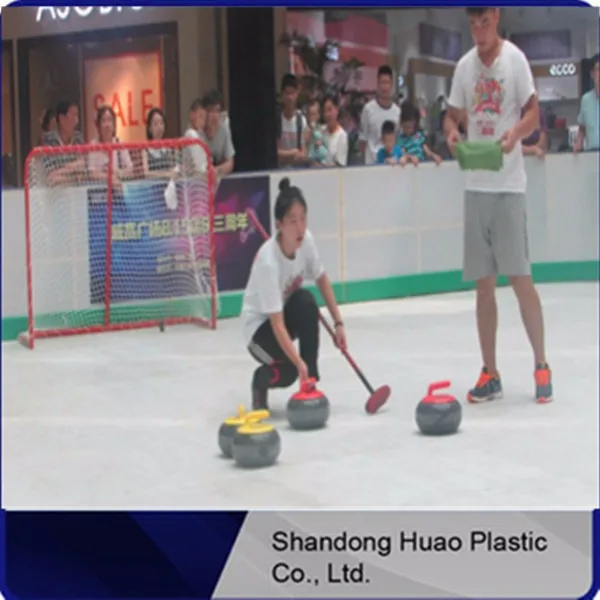 great glide high performance uhmwpe synthetic ice hockey floor