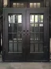Wrought iron wine cellar doors with glass Iron Doors and windows Manufacturer