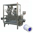 Automatic Milk Coffee Protein Powder Filling Packing Machine Line For Tin Can