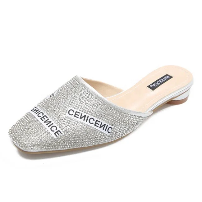 Free Shipping woman mini stones beaded bling bling fashion slip on mule slippers flat flip flop shoes women
Free Shipping woman mini stones beaded bling bling fashion slip on mule slippers flat flip flop shoes women