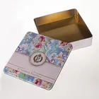 New design square tin box cookie for cookie storage