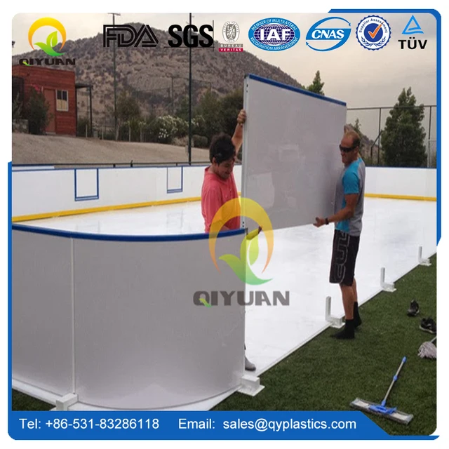 hockey arena,rollerhockey uhmwpe anti uv hockey arena fence and ice rink dasher board