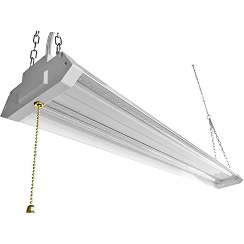 4ft 6ft 8ft ceiling suspend 42w 50w 75w led work light with Pull Cord Switch