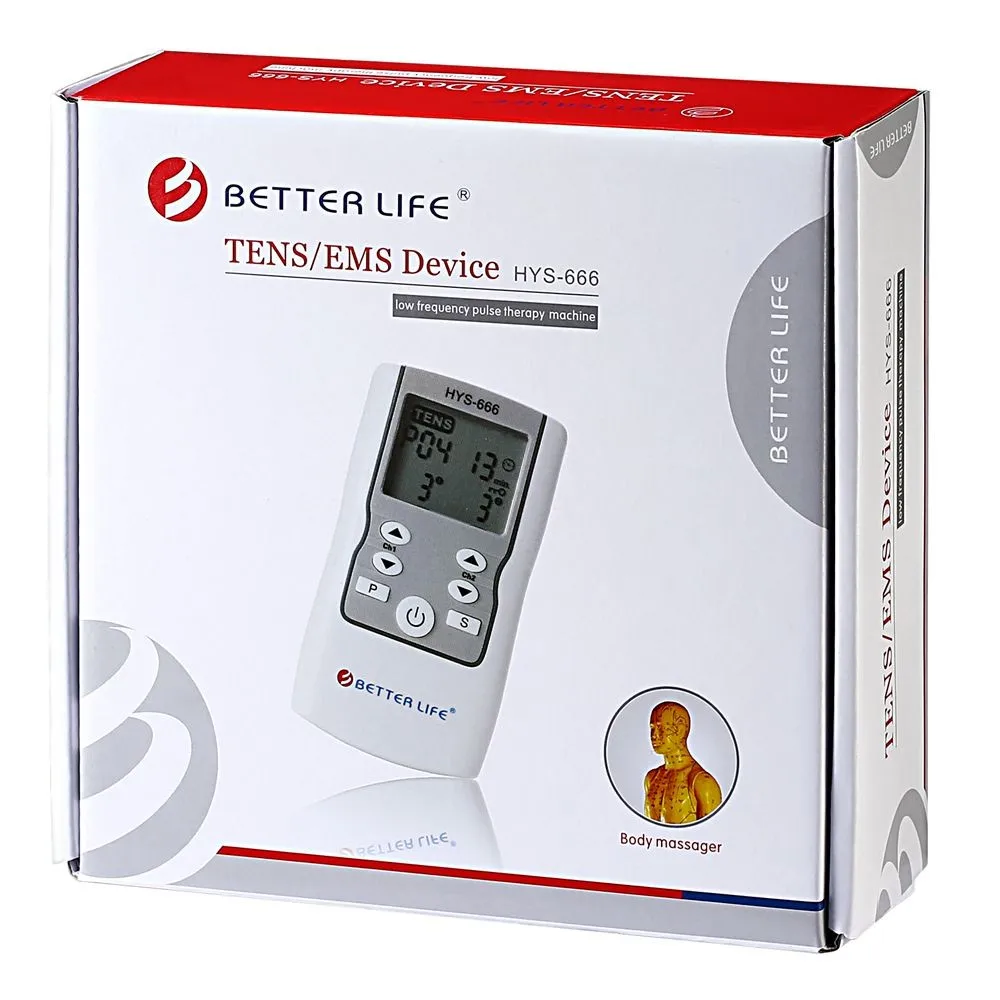 OEM Portable Battery tens electrodes Digital therapy Tens unit With Electrostimulation