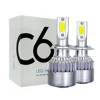 2pcs COB Car LED Headlight Bulbs H1 H3 H7 H8 H9 H11 880 881 9005 HB3 9006 HB4 H4 H13 9004 9007 Hi/Lo Beam LED Auto Headlights C6