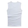 Custom men's tank tops 100%cotton V-NECK sport sleeveless undershirts for male/vest