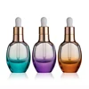 Popular packaging 30ml serum essential oil dropper cosmetic glass bottle