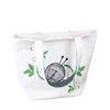Reusable Shopping Bag Eco Knitting Storage Bag Canvas Shopping Canvas Bag