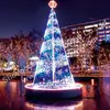 Backyard Garden Decorative Super Bright Multi Colored Solar LED String Lights Outdoor Christmas Trees with Lights