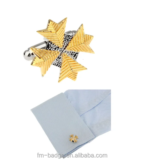 wholesale cufflinks manufacturer, stainless steel maple yellow