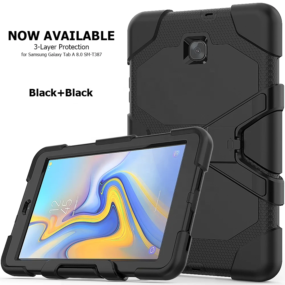Heavy Duty Military Protective Tablet Case for Samsung Galaxy Tab A 8.0 T385/T387/T380 Cover
Heavy Duty Military Protective Tablet Case for Samsung Galaxy Tab A 8.0 T385/T387/T380 Cover