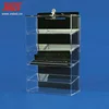 clear acrylic counter merchandising display box with lock