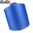 China top manufacturer polyester 150D/48F indigo color DTY yarn
