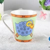 11 OZ Ceramic V Hand Shape Mug High Temperature Logo Decorating Firing Print Coffee Mug
