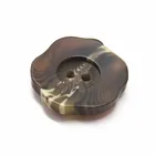 Fashion Black Plastic Sew Button For Garment