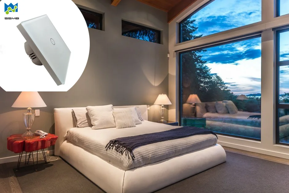 europe smart zigbee wireless capacitive touch light switch with led backlight - ANKUX.COM