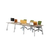 Modern design furniture aluminum base office workstation partition for 6 person