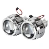 3Inch 2.5"Car Headlight Bi-Xenon HID Double CCFL Angel Eye Projector Lamp Lens Kit H1 H4 H7 Car Headlamp