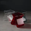 Nordic acrylic small side table modern and simple sitting room corner a few transparent acrylic tea table
