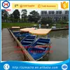 hot sale Chinese 5 paddles hand rowing boat plastic boat for fishing
