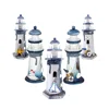 Nautical Beach Themed Home Decor Art Handcrafted Tower Wood Star Fish Lighthouse