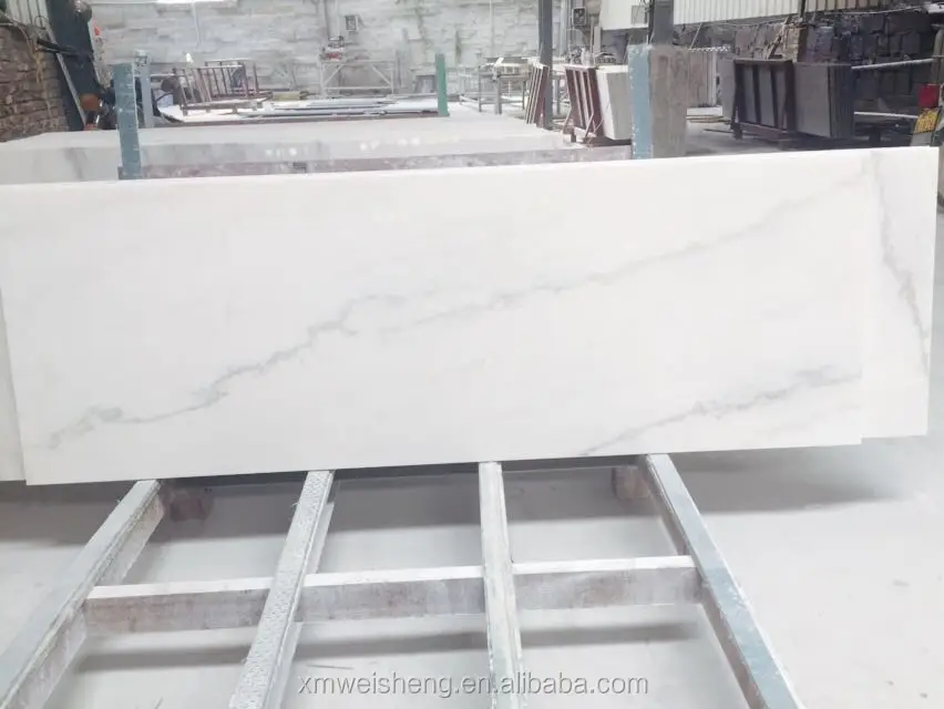 China Lowest White Dolomite Marble To Kitchen Countertop Indoor