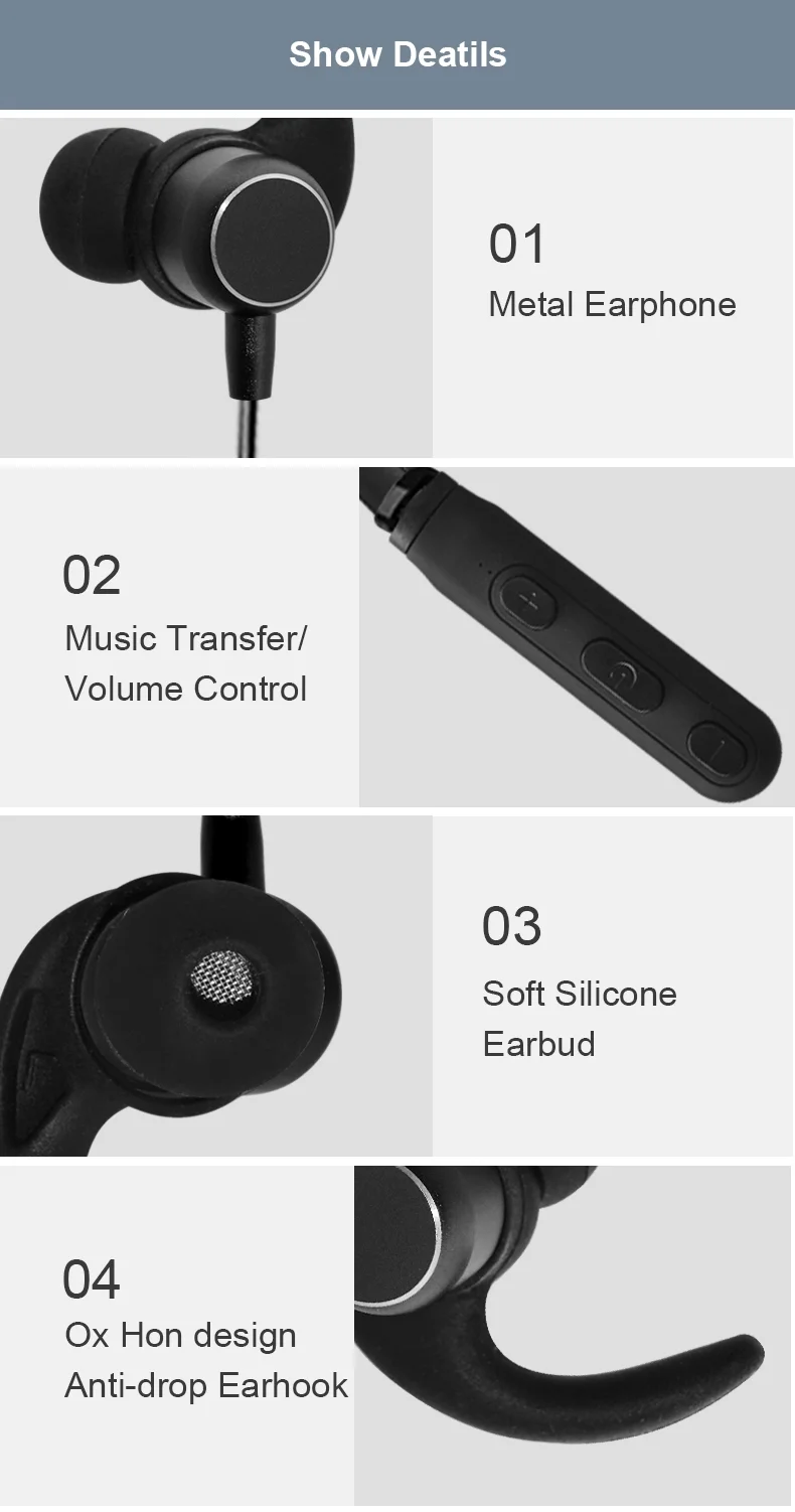 2019 New Trending Products Neckband earphone With Cheap Price - ANKUX.COM