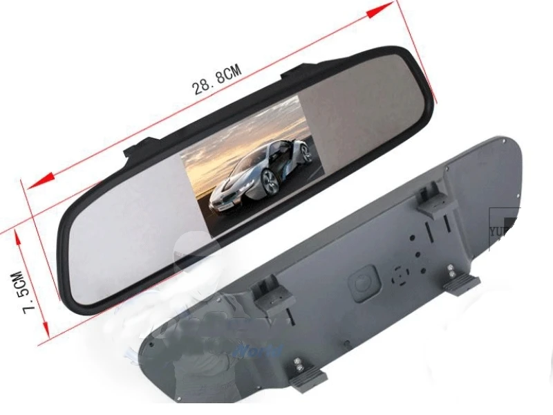 Liislee 3 in1 Special Wifi Camera + Wireless Receiver + Mirror Monitor Easy Parking System For Porsche Boxster 987 981 Panamera 6