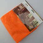 Ultra soft microfiber weft knitted cut pile towel for car cleaning