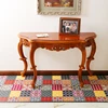 non skid unfading decorative multicolor tiles patchwork pattern print vinyl area rug