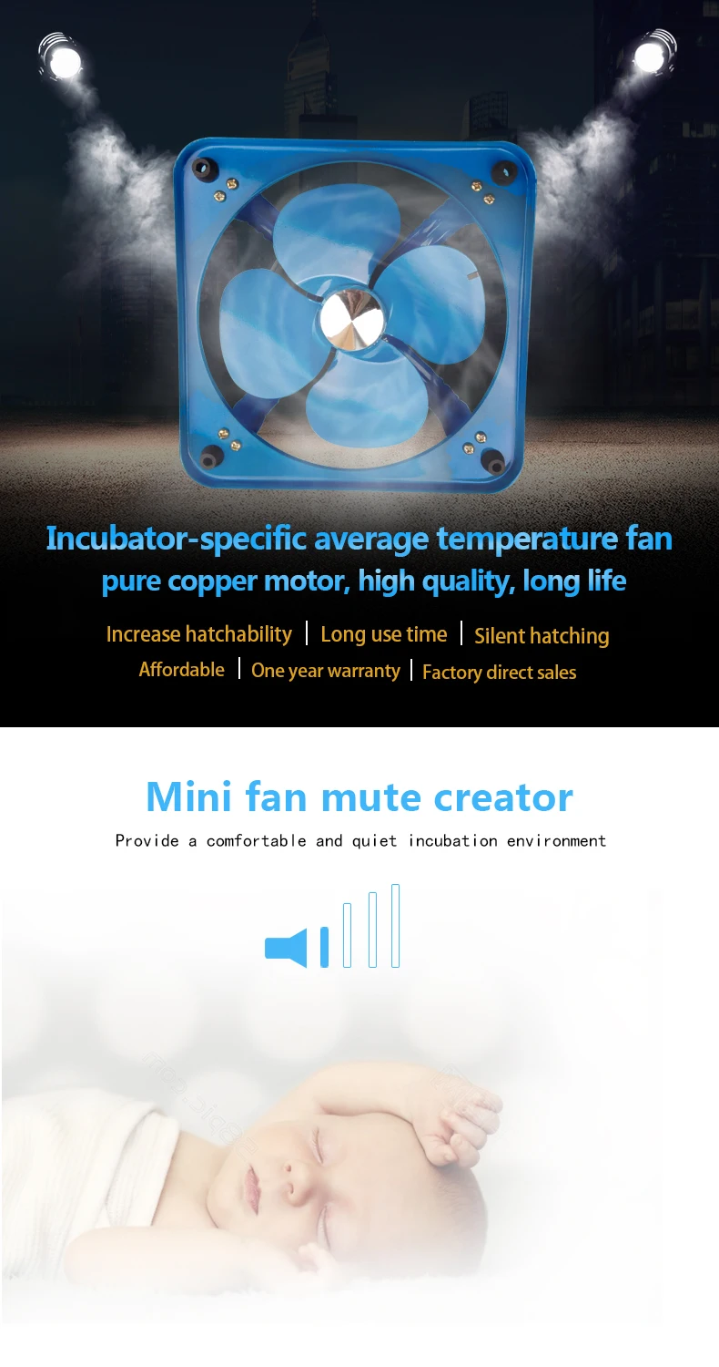 Exhaust Ventilating Circulating Fan, 220V, Metal - detail 2