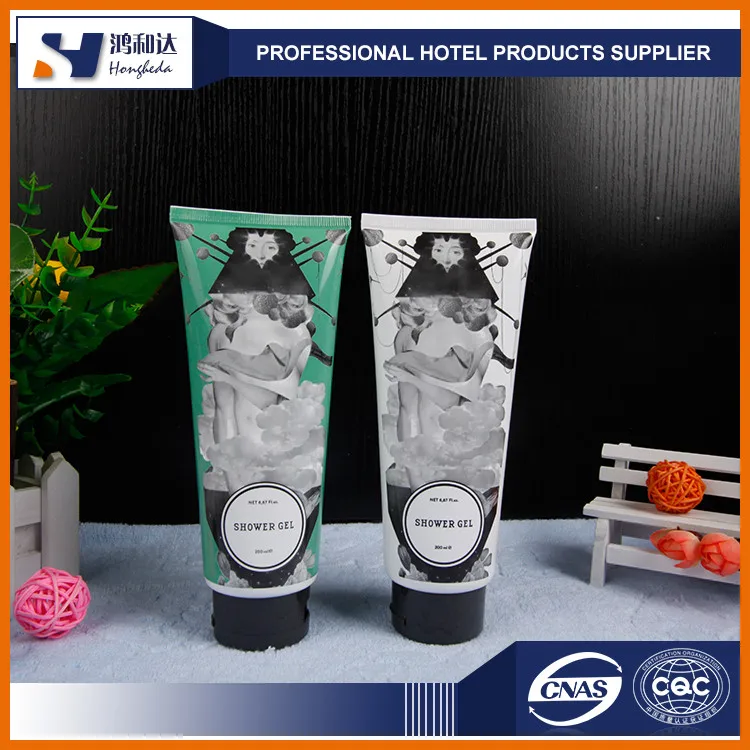 Disposable plastic packing cosmetic tubes for cream