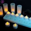 Wholesale rechargeable electric led tealight gift candle with cups