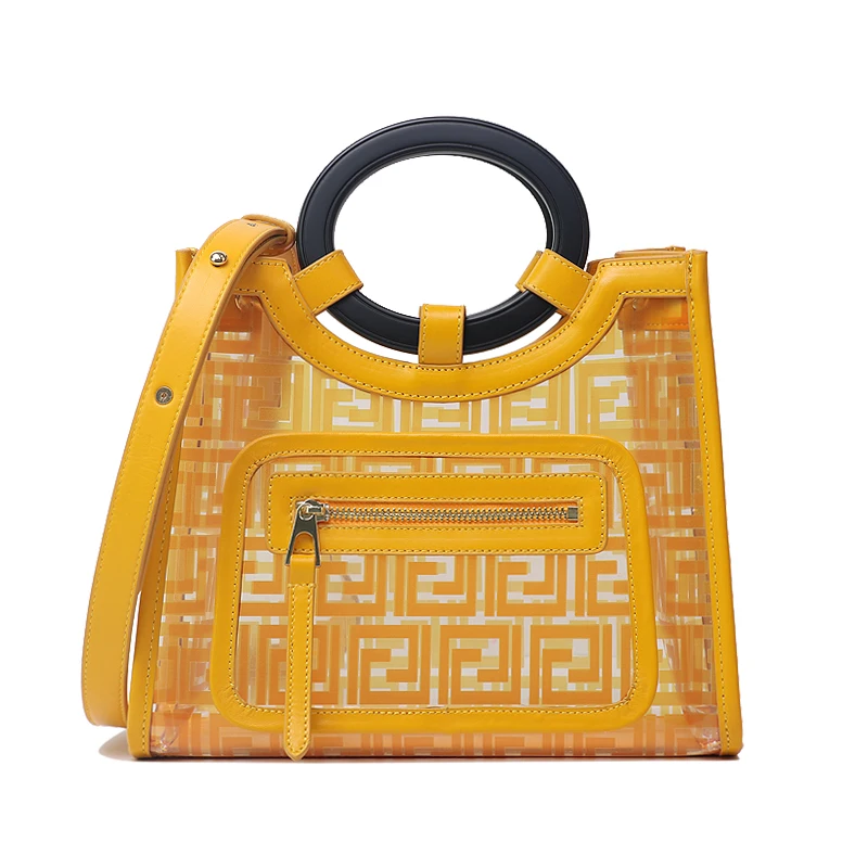 Genuine Leather Handbags 2019 Fashion Luxury Brand Ladies Tote Hand Bags Designer Tote PVC Transparent Bag
Genuine Leather Handbags 2019 Fashion Luxury Brand Ladies Tote Hand Bags Designer Tote PVC Transparent Bag