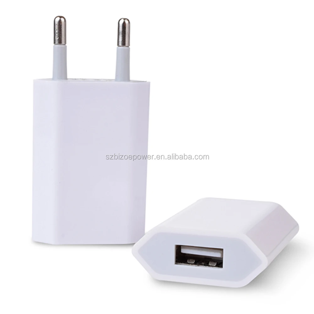 Hot selling products travel charger adapter for mobile phone 5V 1A US/EU plug usb wall charger for iPhone charger, Black white
Hot selling products travel charger adapter for mobile phone 5V 1A US/EU plug usb wall charger for iPhone charger, Black white
