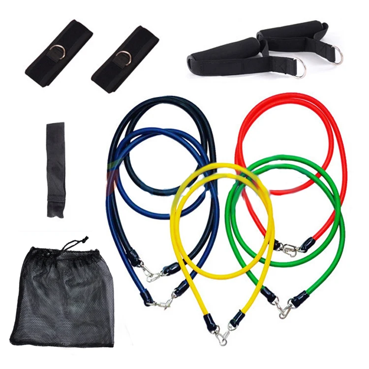 Wholesale Custom Tubes Exercise Body Building Accessories Heavy Duty Tube Resistance Band Set For Strength Training, Can be customized
Wholesale Custom Tubes Exercise Body Building Accessories Heavy Duty Tube Resistance Band Set For Strength Training, Can be customized
