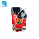 Hot sell plastic heat sealed liquid spout pouch for tomato sauce packaging